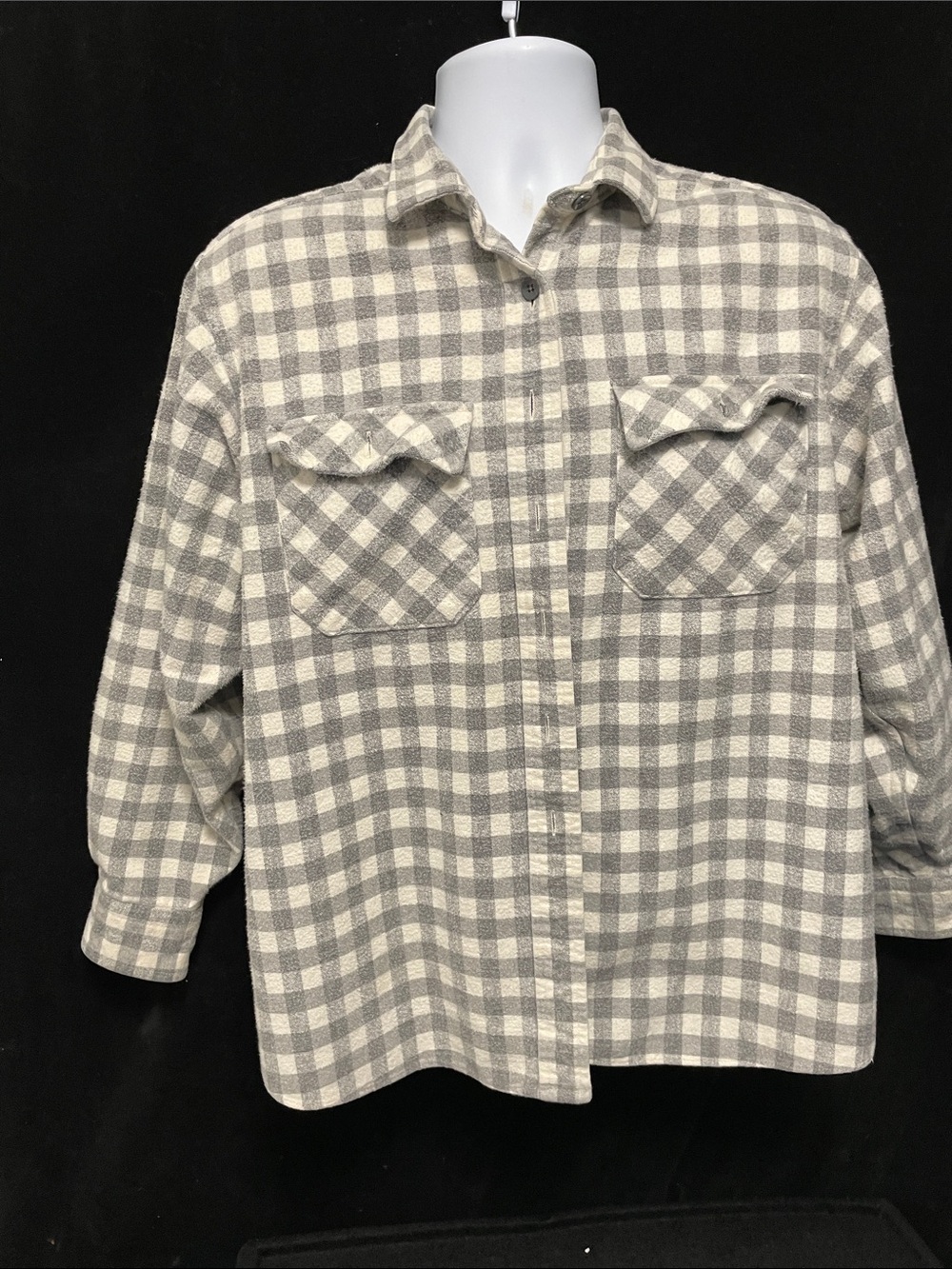 Men’s Sz 16 VINTAGE L.L. Bean MADE IN USA 100% cotton CHAMOIS CLOTH SHIRT